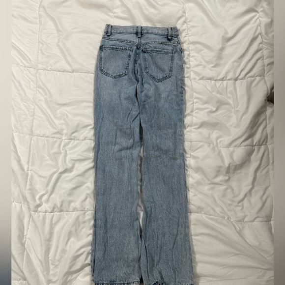 PacSun Eco Stretch Light Indigo High Waisted Bootcut Jeans - Picture 5 of 7